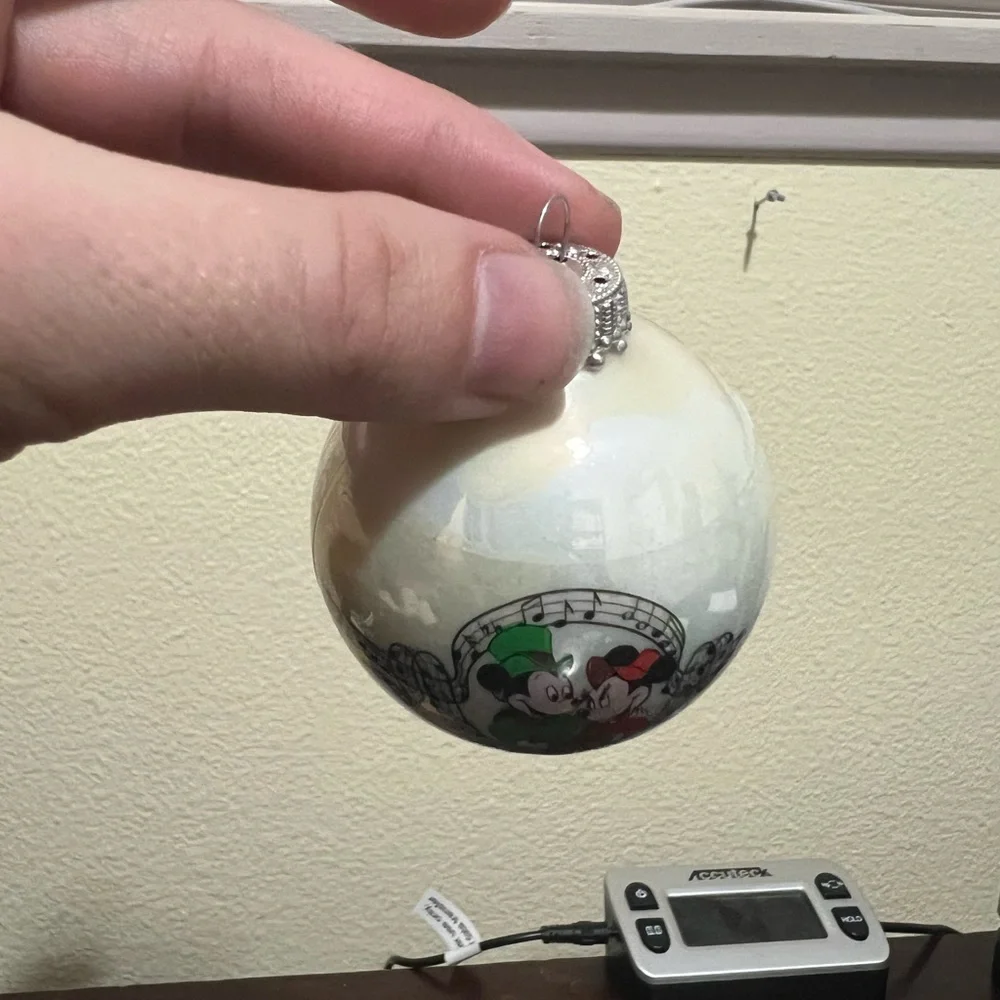 Vintage Disney Bulb Christmas Ornament